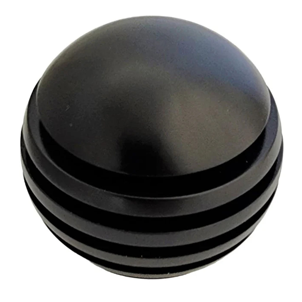 Twisted Shifterz - Black Grooved Aluminum Shift Knob