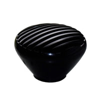 Twisted Shifterz - Black Anodized Billet Aluminum Nostalgic Finned Shift Knob