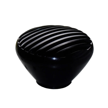 Twisted Shifterz - Black Anodized Billet Aluminum Nostalgic Finned Shift Knob