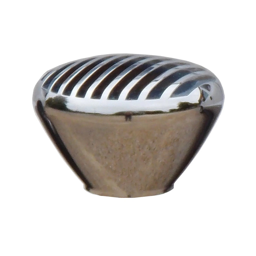 Twisted Shifterz - Chrome Billet Aluminum Nostalgic Finned Shift Knob
