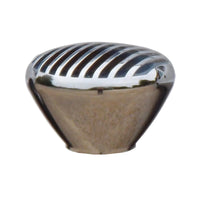 Twisted Shifterz - Chrome Billet Aluminum Nostalgic Finned Shift Knob