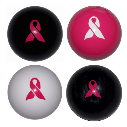 Twisted Shifterz - Round "Pink Ribbon Awareness" Shift Knob (Various Colors)