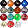 Twisted Shifterz - Chrome Lady on Round Shift Knob (Various Colors)