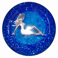 Twisted Shifterz - Chrome Lady on Round Shift Knob (Various Colors)