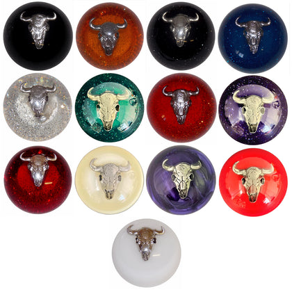 Twisted Shifterz - Cow Skull Shift Knob (Various Colors)