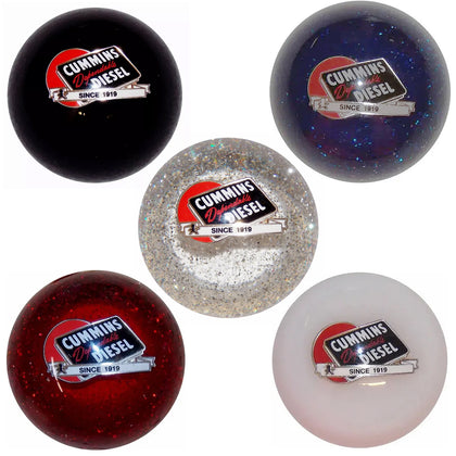 Twisted Shifterz - Cummins Dependable Diesel Red Ball Logo Shift Knob (Various Colors)