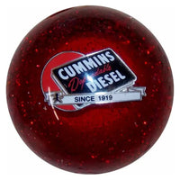 Twisted Shifterz - Cummins Dependable Diesel Red Ball Logo Shift Knob (Various Colors)