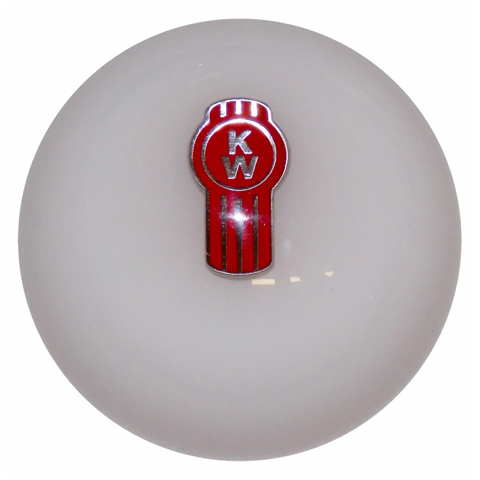 Twisted Shifterz - White Kenworth Shift Knob