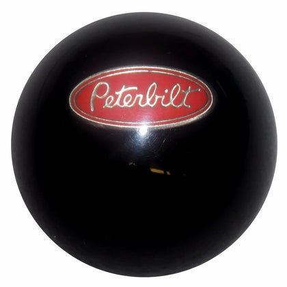 Twisted Shifterz - Black Peterbilt Logo Shift Knob