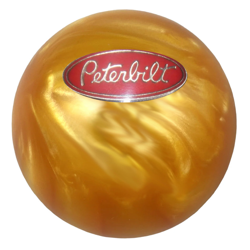 Twisted Shifterz - Black Peterbilt Logo Shift Knob (Various Colors)