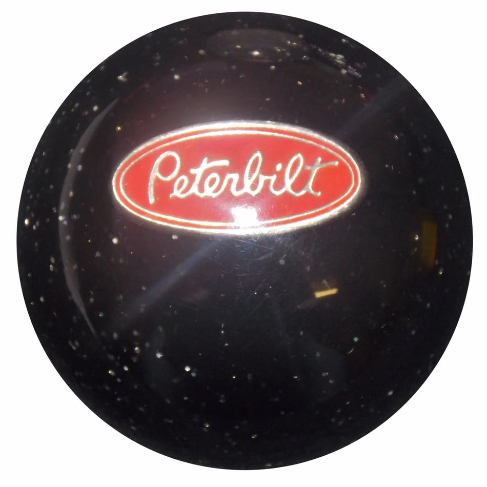 Twisted Shifterz - Black Peterbilt Logo Shift Knob (Various Colors)