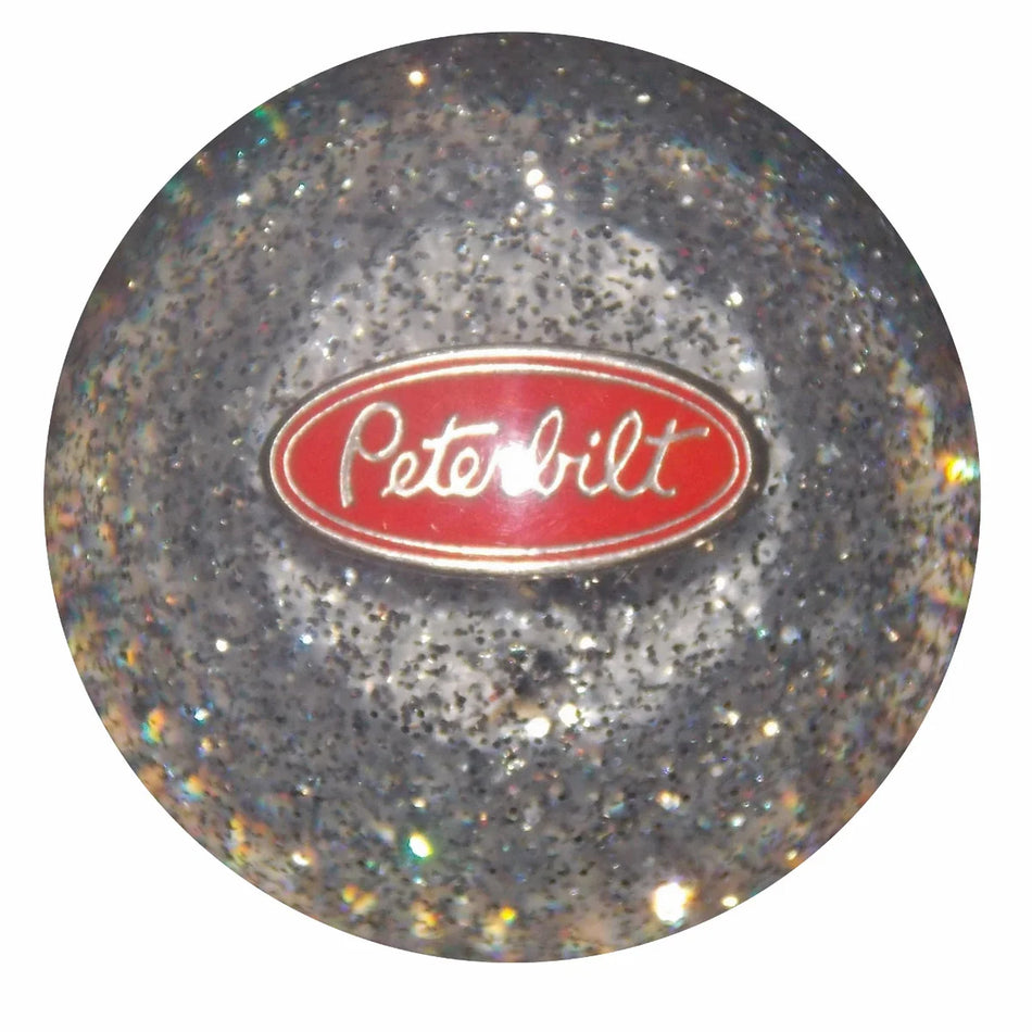 Twisted Shifterz - Black Peterbilt Logo Shift Knob (Various Colors)