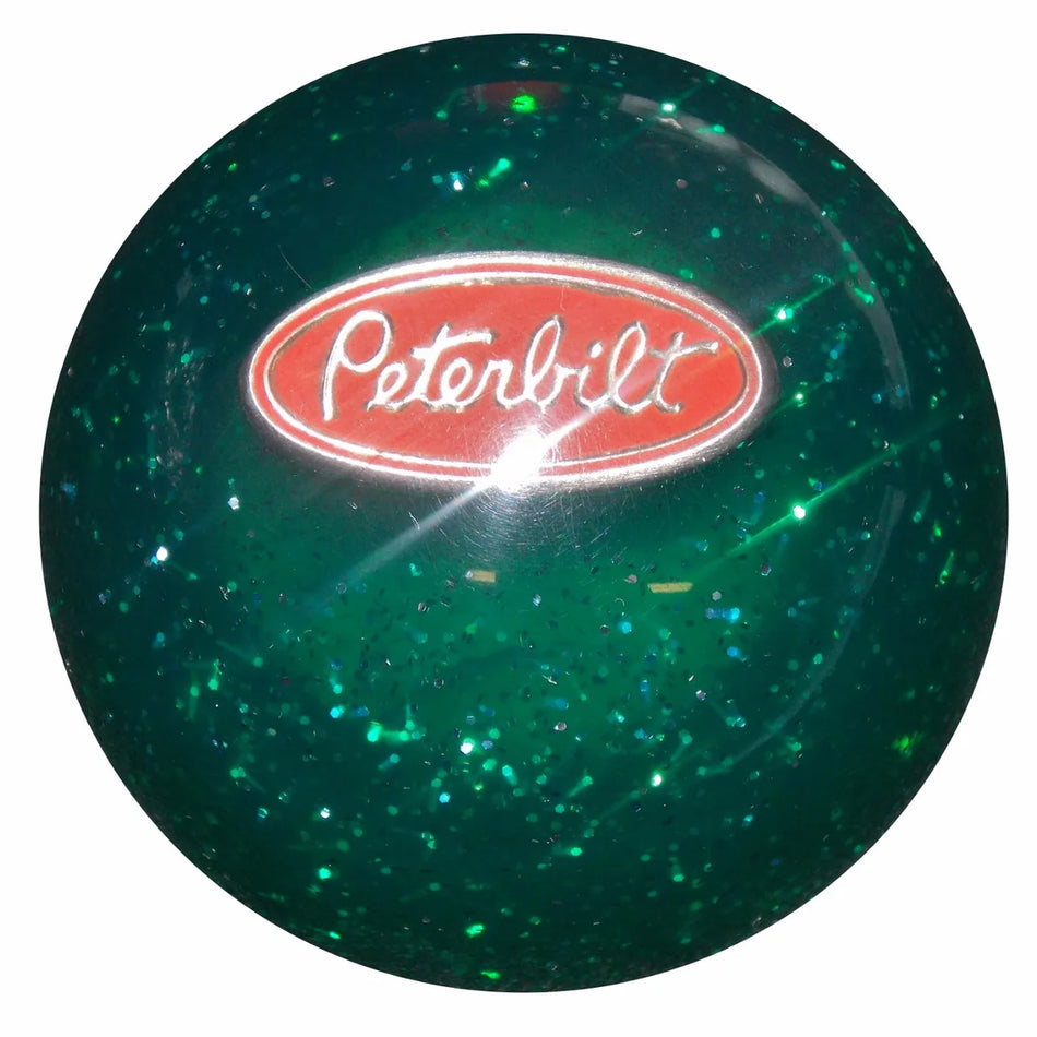 Twisted Shifterz - Black Peterbilt Logo Shift Knob (Various Colors)