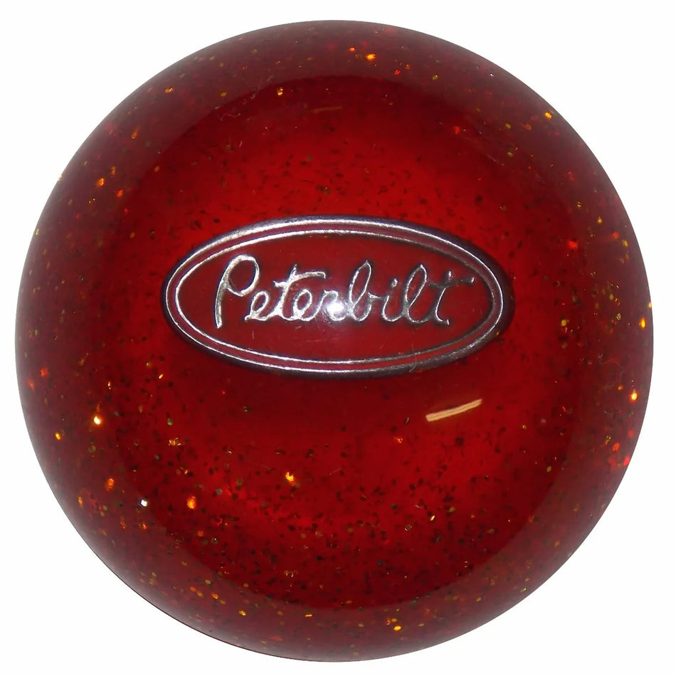 Twisted Shifterz - Black Peterbilt Logo Shift Knob (Various Colors)