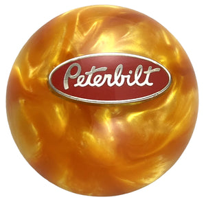 Twisted Shifterz - Peterbilt Logo Pearl Colored Shift Knob (Various Colors)