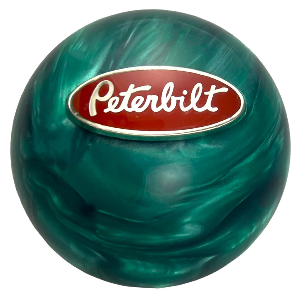 Twisted Shifterz - Peterbilt Logo Pearl Colored Shift Knob (Various Colors)