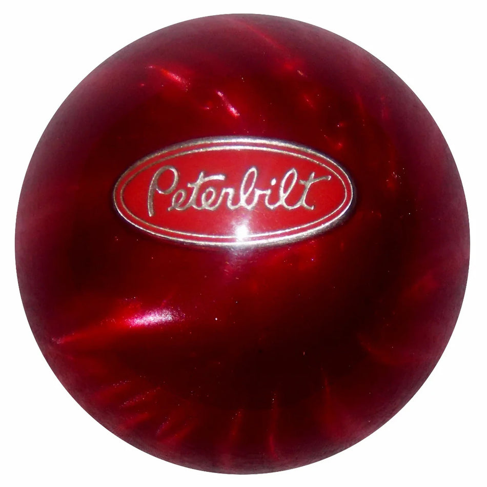 Twisted Shifterz - Peterbilt Logo Pearl Colored Shift Knob (Various Colors)