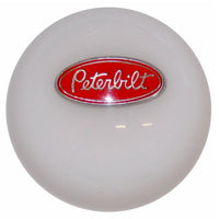 Twisted Shifterz - Peterbilt Logo Pearl Colored Shift Knob (Various Colors)