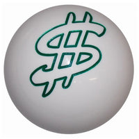 Twisted Shifterz - Dollar Sign White Shift Knob