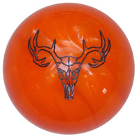 Twisted Shifterz - Deer Skull Neon Pearl Orange Shift Knob