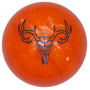 Twisted Shifterz - Deer Skull Neon Pearl Orange Shift Knob