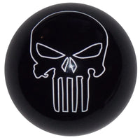 Twisted Shifterz - Punisher Skull Brushed Aluminum Shift Knob (Various Colors)