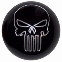 Twisted Shifterz - Punisher Skull Brushed Aluminum Shift Knob (Various Colors)