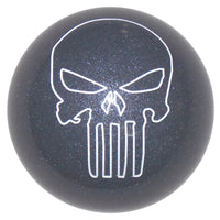 Twisted Shifterz - Punisher Skull Brushed Aluminum Shift Knob (Various Colors)