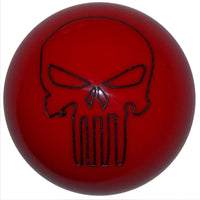 Twisted Shifterz - Punisher Skull Brushed Aluminum Shift Knob (Various Colors)