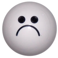 Twisted Shifterz - White Sad Face Shift Knob