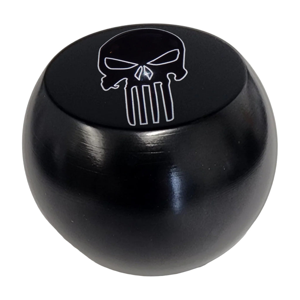 Twisted Shifterz - Punisher Skull Flat Top Shift Knob (Various Colors)