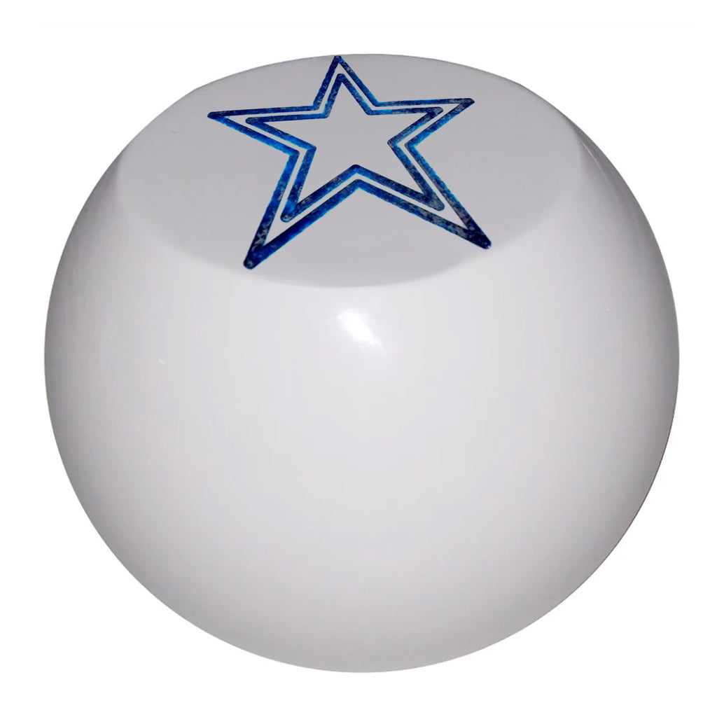 Twisted Shifterz - White Star Flat Top Shift Knob