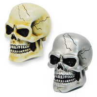 Twisted Shifterz - Arnold Skull-Bone Shift Knob (Bone or Pewter Colors)