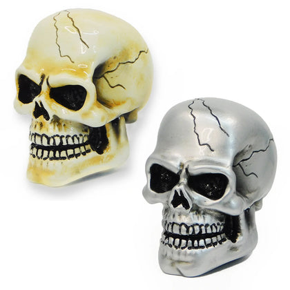 Twisted Shifterz - Arnold Skull-Bone Shift Knob (Bone or Pewter Colors)