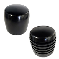 Twisted Shifterz - Black XB200 Cylinder Style Aluminum Brake Knob (Smooth or Grooved)