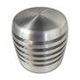 Twisted Shifterz - Chrome XB200 Cylinder Style Aluminum Brake Knob (Grooved)