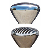 Twisted Shifterz - Chrome Billet Nostalgia Brake Knob (Solid or Finned)