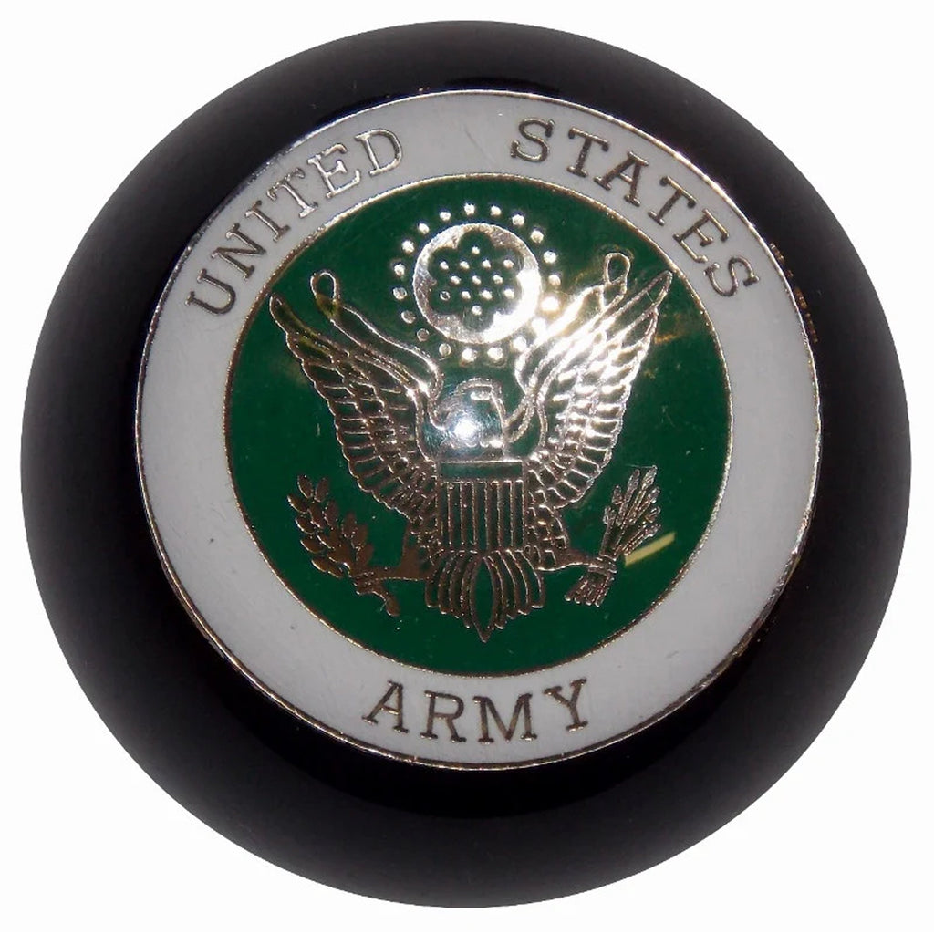 Twisted Shifterz - U.S. Military Emblem Brake Knob (Army, Air Force, Coast Guard, Marines, or Navy)