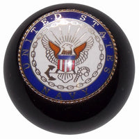Twisted Shifterz - U.S. Military Emblem Brake Knob (Army, Air Force, Coast Guard, Marines, or Navy)