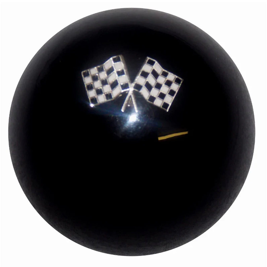 Twisted Shifterz - Checkered Flag Brake Knob (Black)