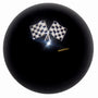 Twisted Shifterz - Checkered Flag Brake Knob (Black)
