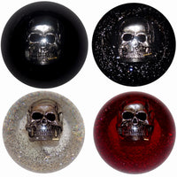 Twisted Shifterz - Chrome Skull Brake Knob (Various Colors)