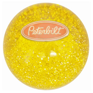 Twisted Shifterz - Peterbilt Logo Glitter Brake Knob (Various Color)