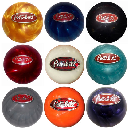Twisted Shifterz - Peterbilt Logo Pearl Brake Knob (Various Colors)
