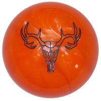 Twisted Shifterz - Deer Skull Neon Pearl Orange Brake Knob