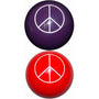 Twisted Shifterz - Peace Sign Brake Knob (Purple or Red)