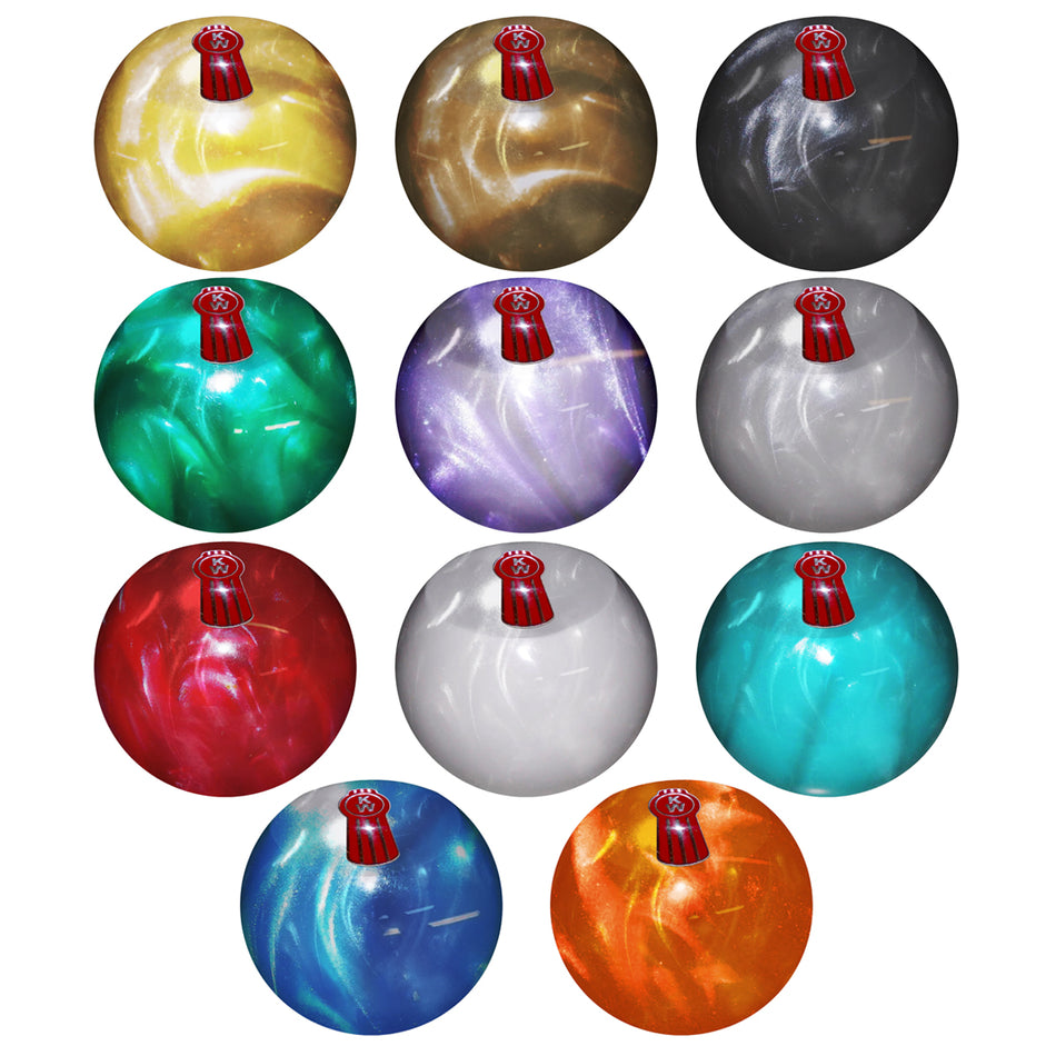 Twisted Shifterz - Pearl Style Kenworth Logo Flat Top Brake Knob (Various Colors)