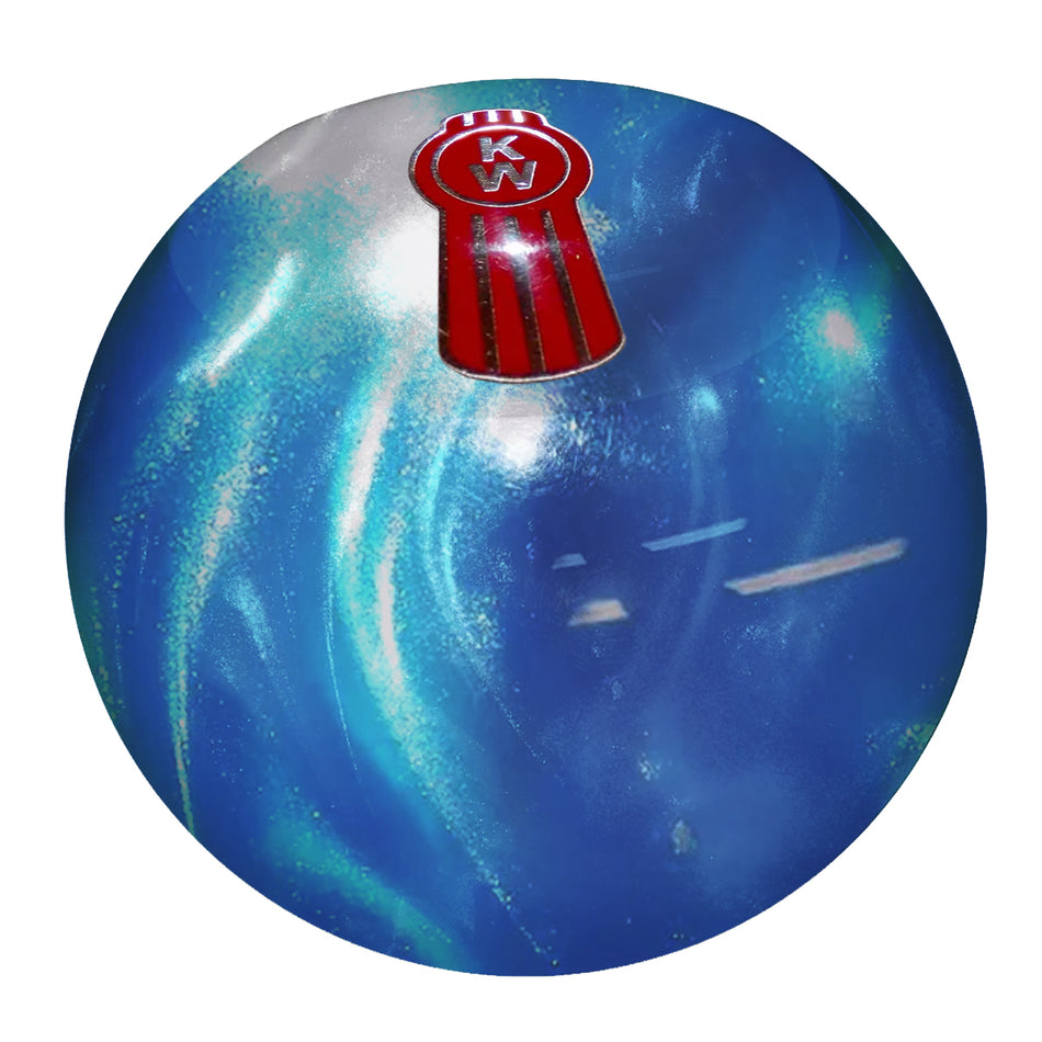 Twisted Shifterz - Pearl Style Kenworth Logo Flat Top Brake Knob (Various Colors)