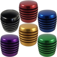 Twisted Shifterz - XBR-200 Grooved Cylinder Aluminum Brake Knob w or w/o Engravings (Various Colors)