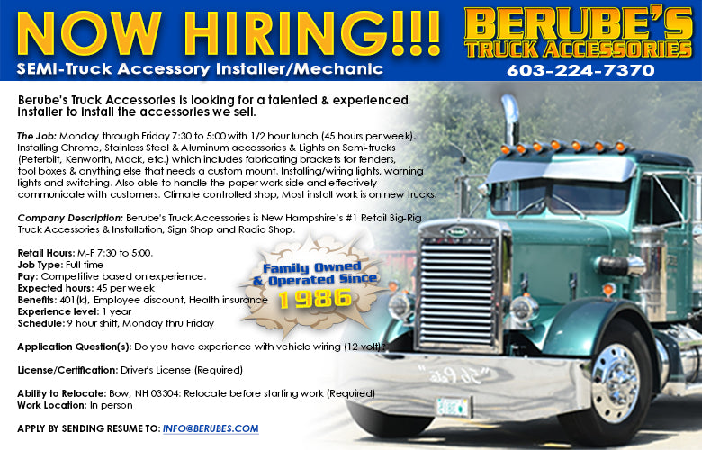 Berube's Truck Accessories Truck Accessories and Parts